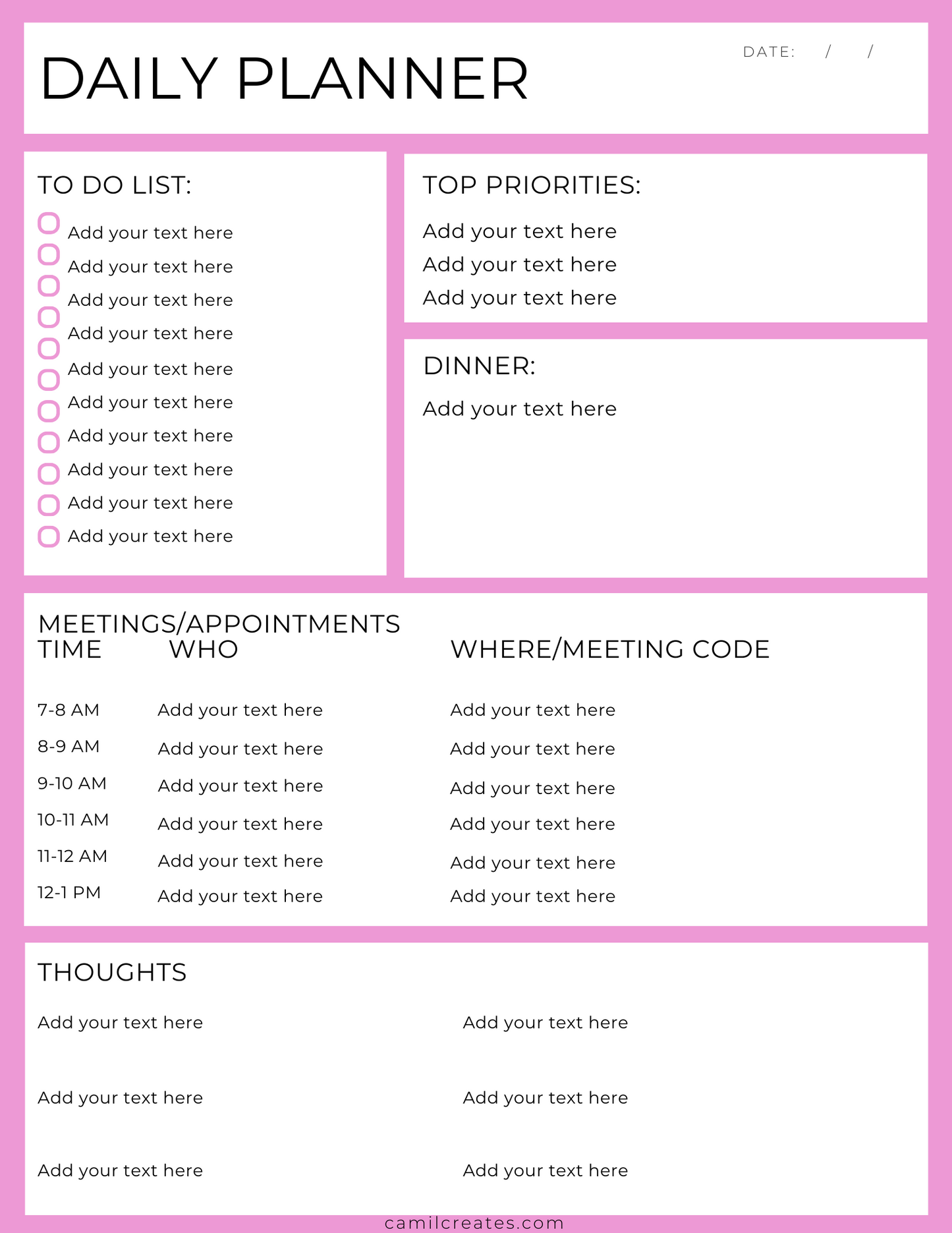 Tunnel Vision: A Productivity Planner & Journal