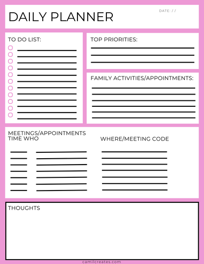 Tunnel Vision 2.0: A Productivity Planner & Journal