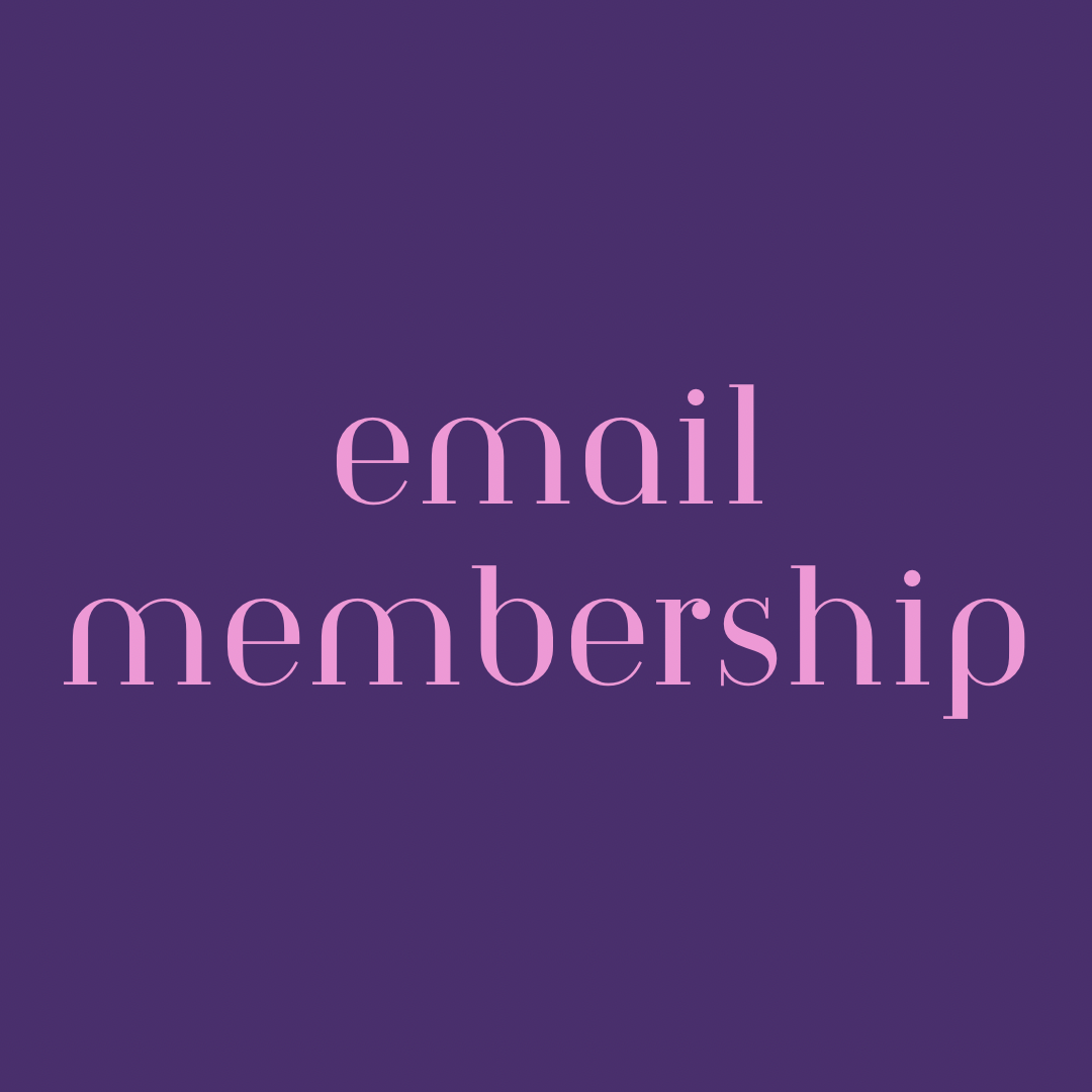 Email/Newsletter Membership