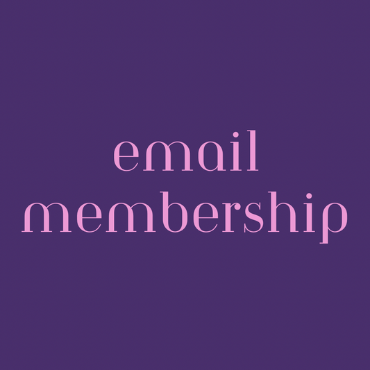 Email/Newsletter Membership